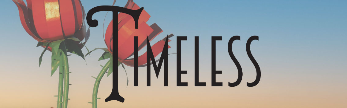 Light painting of purple flowers