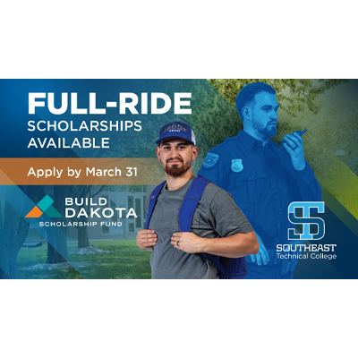 Southeast Tech ad featuring cop