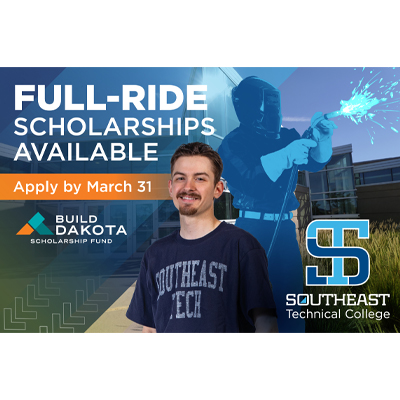 Southeast Tech ad featuring welder