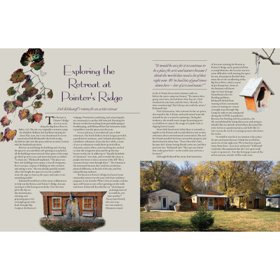 Article Layout for Artist Retreat